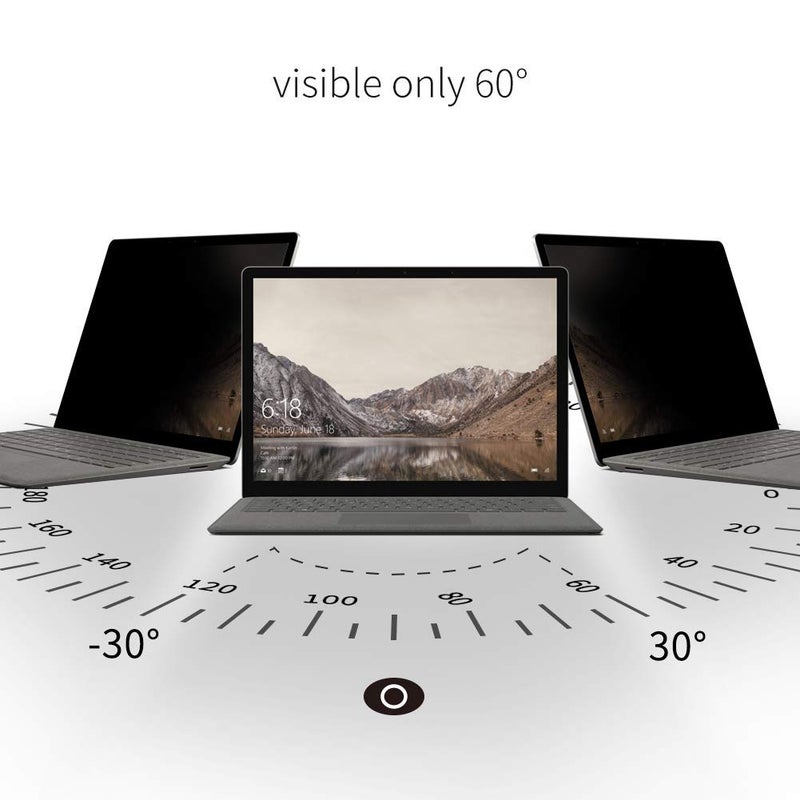 FILMEXT for Microsoft Surface Laptop 3/4/5 th Gen 13.5 inch Fully Removable Privacy Screen Protector Filter, Anti-Spy Filter Anti-Glare (Only for Surface Laptop 3/4/5 th 13.5" Privacy Screen Protector) - Image 2